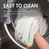 BOON Puff Inflatable Baby Bather - Gray