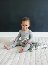 Mebie Baby Plush Blanket - Peace