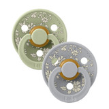 BIBS X Liberty Pacifier Original Colour Latex  2PK - Capel Sage Mix