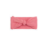Ribbed Bamboo Headband - Candy Pink