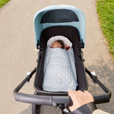 Bugaboo Newborn Inlay - Light Grey Melange