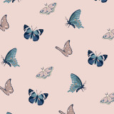 Kyte Baby Zippered Footie - Blush Butterfly Kyte Baby Zippered Footie - Blush Butterfly