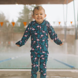 Honeysuckle Swim Sunsuit - Flamingoals