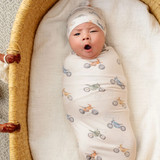 Copper Pearl Knit Swaddle Blanket - Ryder
