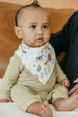 Copper Pearl Bandana Bib Set - Farmstead