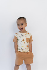 Short Sleeves Pocket Tee - Safari (w/ Desert Pocket) Short Sleeves Pocket Tee - Safari (w/ Desert Pocket)