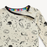 Magnetic Me Long Sleeve PJ Set - Natural Game Day