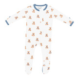 Kyte Baby Zippered Footie - Teddy Bear