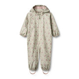 Wheat Kids Rainsuit Mika - Slightly Green Flowers