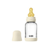 BIBS Baby Glass Bottle Latex Nipple Set - Ivory BIBS Baby Glass Bottle Latex Nipple Set - Ivory