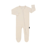 Footed Zipper Sleeper - Buttermilk