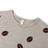 Rylee + Cru Tee and Pant Set - Footballs Rylee + Cru Tee and Pant Set - Footballs