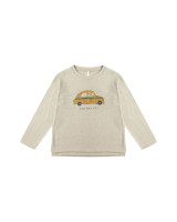 Rylee + Cru Raw Edge Long Sleeve Tee - Taxi