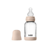 BIBS BPA-Free PP Baby Bottle Latex Nipple - Blush 150ml