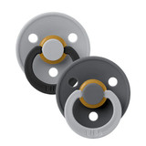 BIBS Pacifier Studio Colour 2 PACK Fusion Latex - Cloud Iron Mix