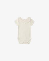 Rylee + Cru Ruffle Collar Bodysuit - Ivory