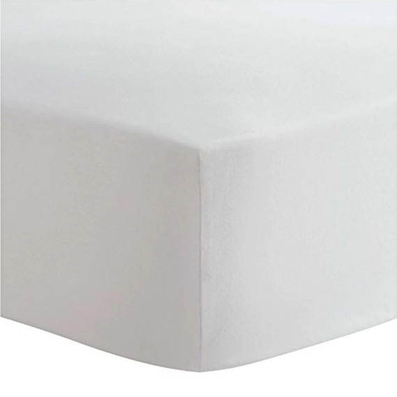Kushies Mini Crib Sheet Organic Jersey - White