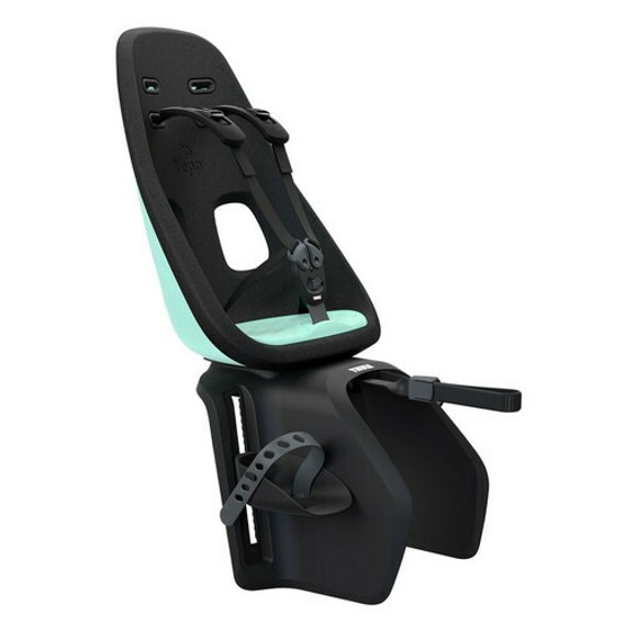 Thule Yepp Nexxt Maxi - Rack Mounted Child Bike Seat - Deep Teal/Mint Leaf