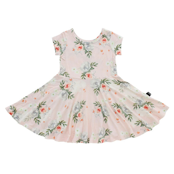 Belan J Short sleeve Twirl Dress - Floral