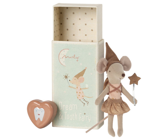 Maileg Rose Tooth Fairy Mouse in Box