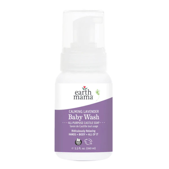 Earth Mama Calming Lavender Castile Baby Wash