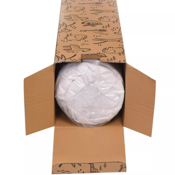 Kidicomfort Baby Mattress Cozy Sleep - Tencel® Cover - Soybean Foam (rolled in box)