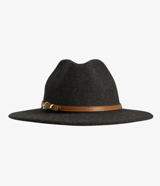 Topper Fedora Hat - Black