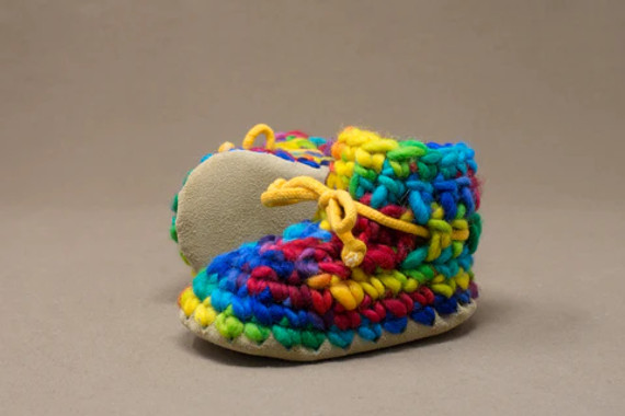 Padraig Cottage Slippers - Rainbow