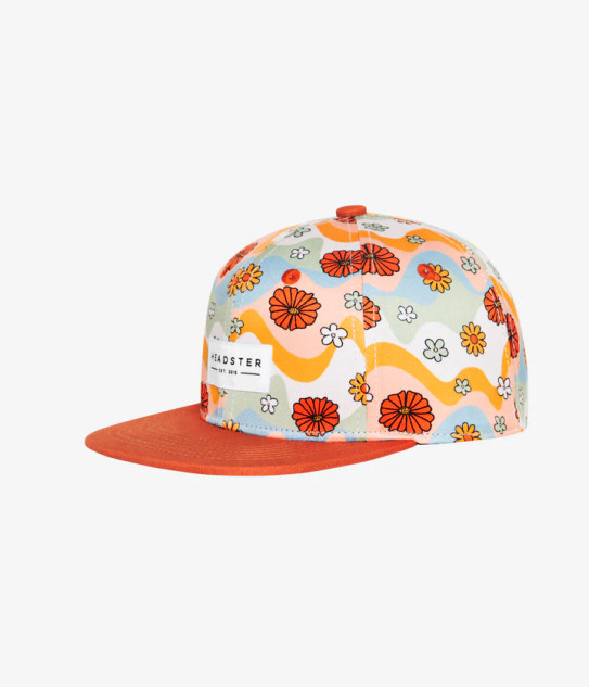 Headster -Flower patch snapback Squash