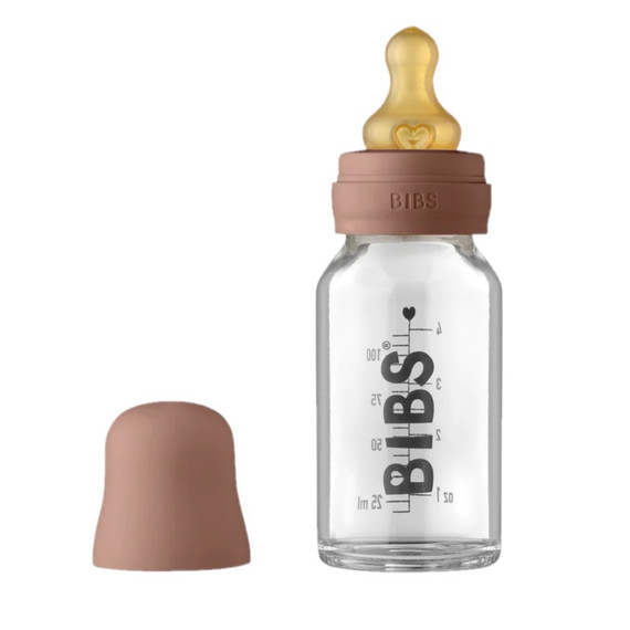 BIBS Baby Glass Bottle Complete Set - Woodchuck
