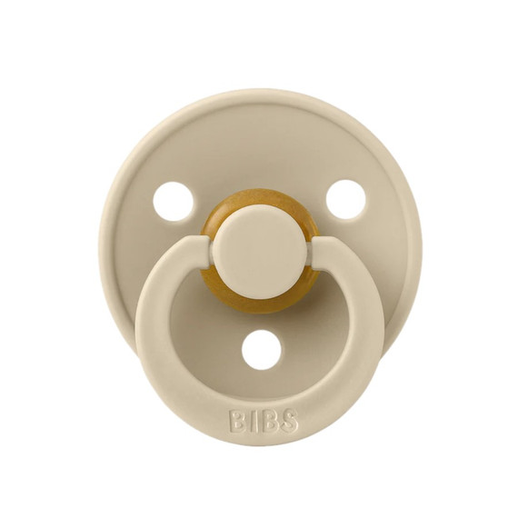 BIBS Pacifiers Colour Latex 2 Pack - Vanilla BIBS Pacifiers Colour Latex 2 Pack - Vanilla