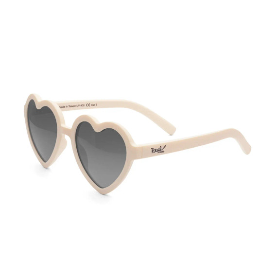 Real Shades Heart Sunglasses - Almond