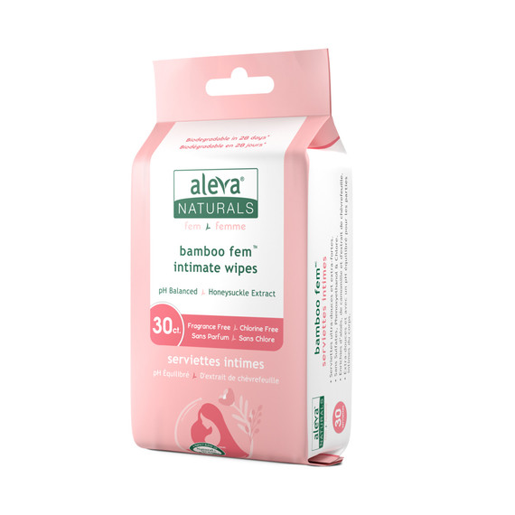 Aleva Naturals Bamboo Fem Wipes