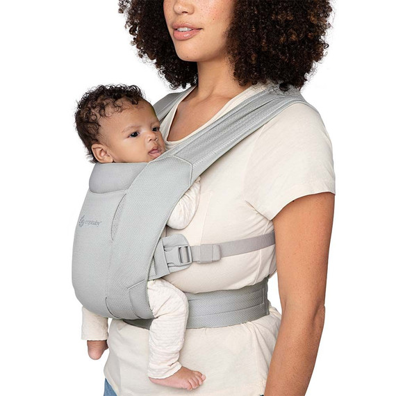 Ergobaby Embrace Soft Air Mesh Newborn Carrier - Soft Grey