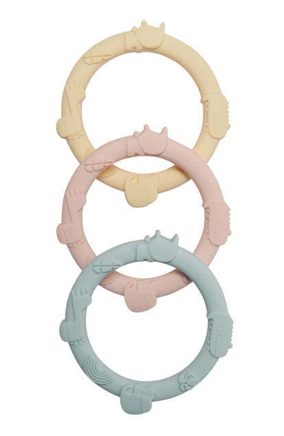 Loulou Lollipop - Wild Teething Ring Set