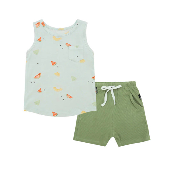 Belan.J Bundle - Melons Tank Top + Clover Shorts