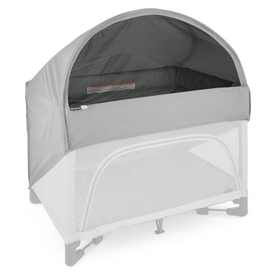 The Canopy easily attaches to your REMI Playard, providing UPF 50+ sun protection and bug shielding for outdoor use or room darkening indoors. It folds compactly for effortless transportation.

Features:

Blocks harmful UV rays with UPF 50+ protection
Closed coverage keeps bugs out
Reduces light exposure for indoor or outdoor napping
Zipper opening for child access
Folds into a compact carrying bag for easy transport
Pop-out design
Quick clip-on attachment to REMI Playard
Top and side coverage for ample light blocking
Compatible with REMI Playard (Sold Separately)
Spot clean or hand wash gently in cold water with mild detergent.
DO NOT BLEACH
Dry flat and away from direct sunlight before re-use or storage
DO NOT IRON OR DRY CLEAN