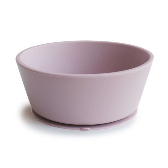 Mushie Silicone Suction Bowl - Soft Lilac Mushie Silicone Suction Bowl - Soft Lilac