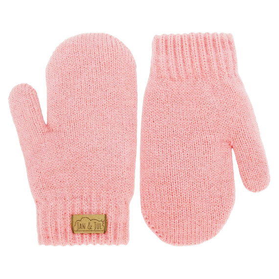 Jan & Jul Knit Mittens - Dusty Pink