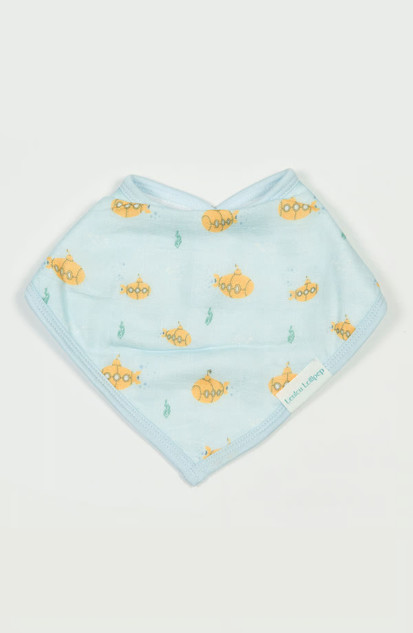 Loulou Lollipop Bandana Bib Set - Ocean Explorer