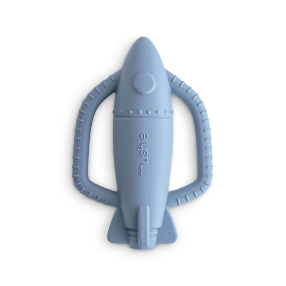 Mushie Rocket Rattle Teether Mushie Rocket Rattle Teether