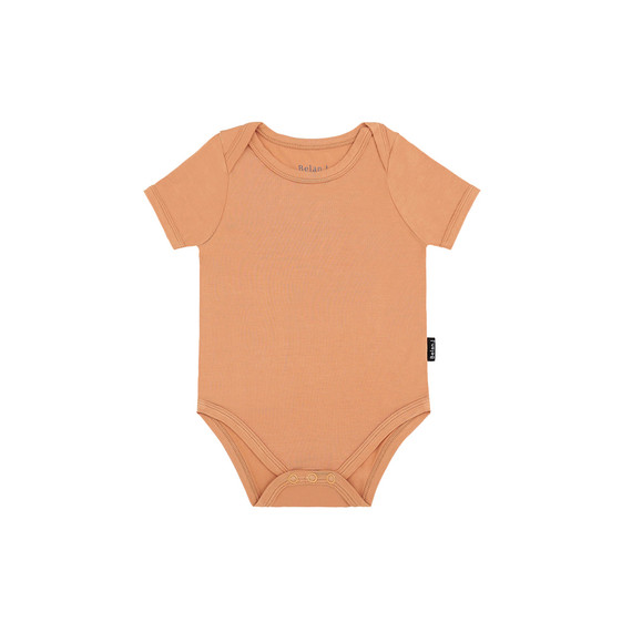 Short Sleeve Onesie - Carrot