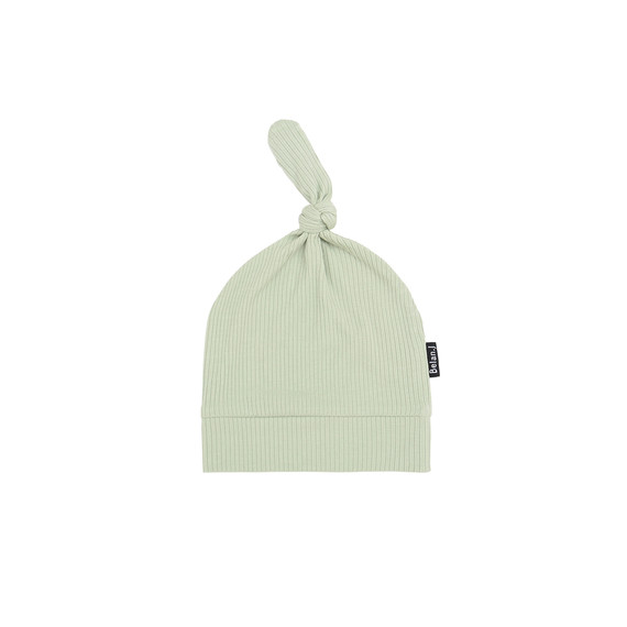 Ribbed Bamboo Knotted Hat - Misty Sage