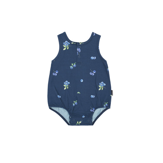 Sleeveless Bubble - Blueberries