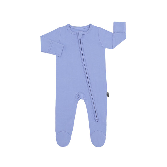 Footed Zipper Sleeper - Iris