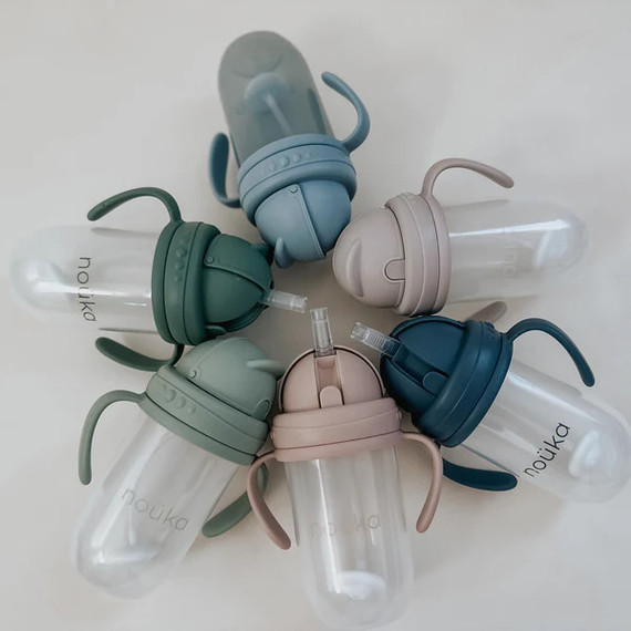 noüka Non-Spill Weighted Straw Cup 9 oz noüka Non-Spill Weighted Straw Cup 9 oz