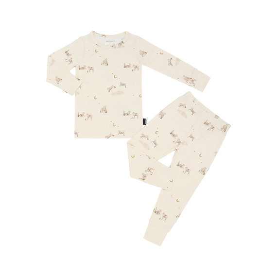 Long Sleeve PJ Set - Little Lambs