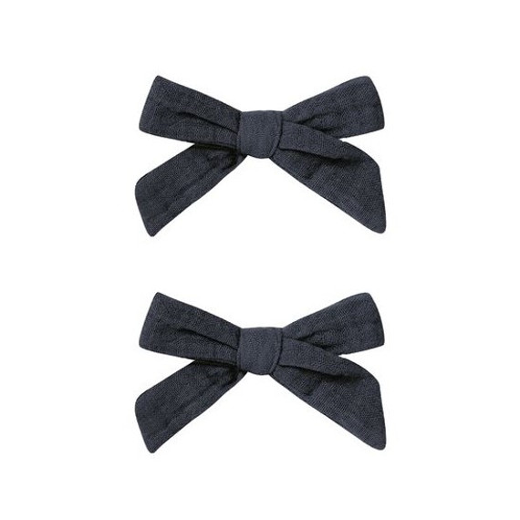 Rylee + Cru Bows Set of 2 - Navy