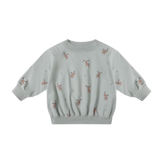 Quincy Mae Relaxed Sweatshirt - Moose, free shipping available, Active Baby Vancouver Quincy Mae Relaxed Sweatshirt - Moose, free shipping available, Active Baby Vancouver