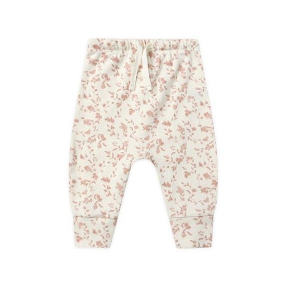 Quincy Mae Drawstring Pant - French Garden, free shipping available, Active Baby Vancouver Quincy Mae Drawstring Pant - French Garden, free shipping available, Active Baby Vancouver